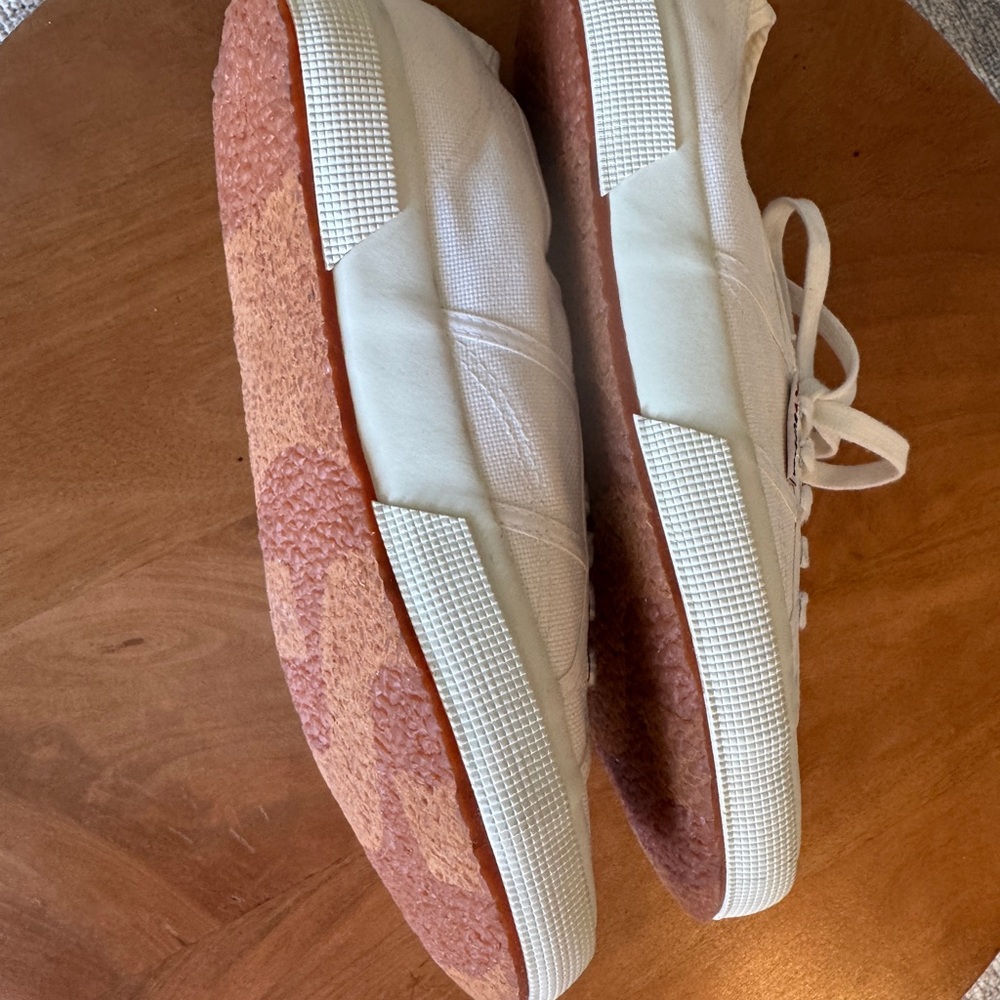 Superga White Canvas Sneakers - Picture 7 of 13